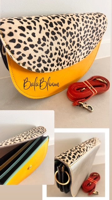BalaBloom Bag - Spotted with yellow and cream round