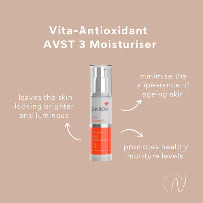 Environ Skin EssentiA Vita-Antioxidant AVST Moisturiser 3 50ml