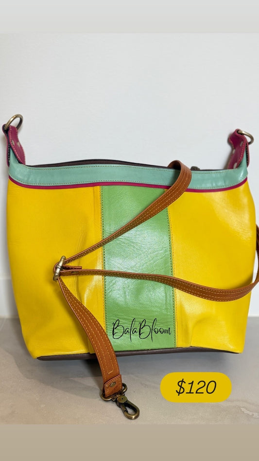 BalaBloom Bag - Yellow/green tog bag
