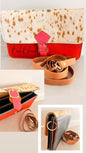 BalaBloom Leather Bag - Red and tan